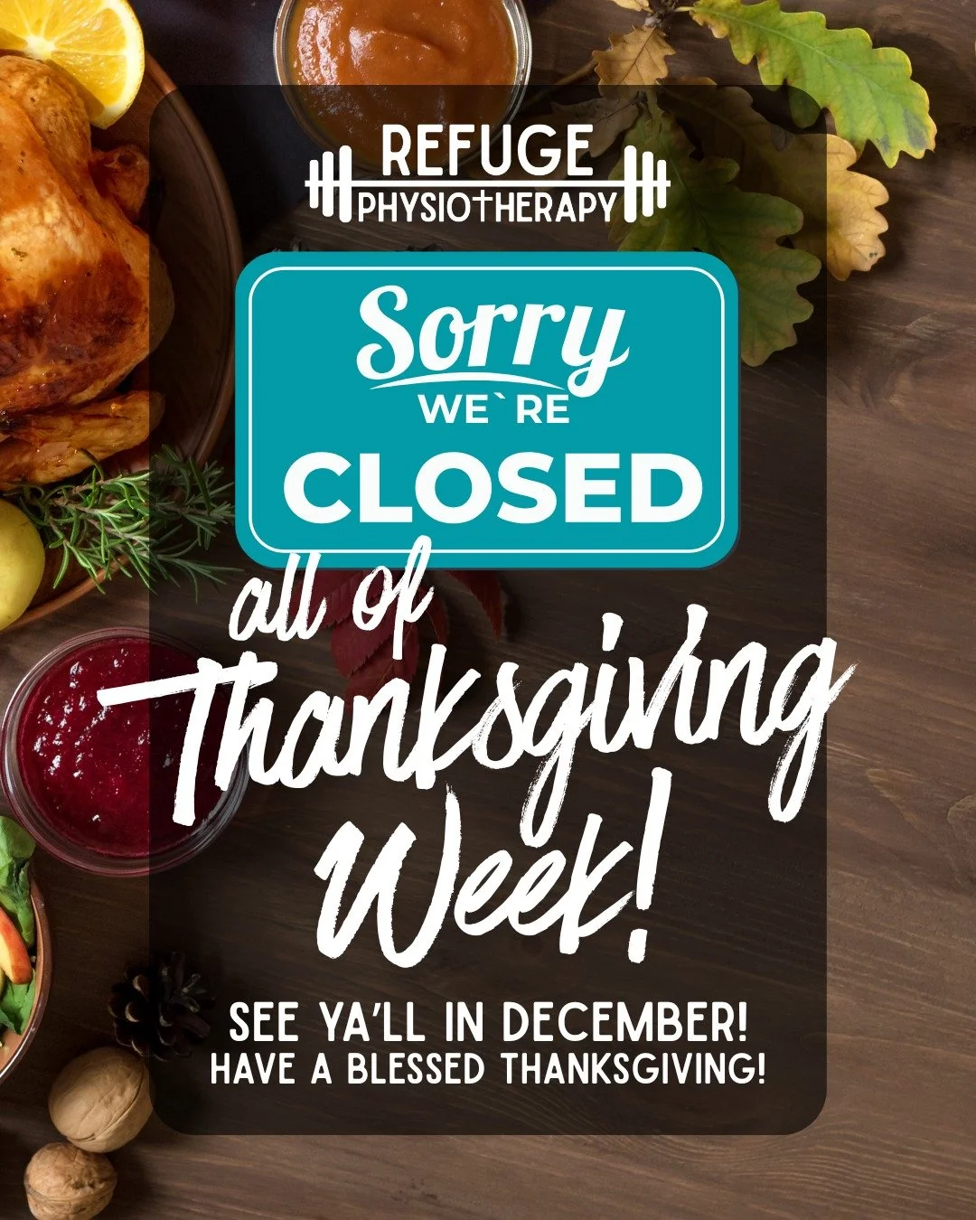 🦃 Thanksgiving Week Closure 🍂

Hey everyone! We're closing up shop all Thanksgiving week so our team can spend time with their families (and so I can enjoy baby snuggles and mashed potatoes 😊).

We are SO grateful for all of you! Seriously, you ma