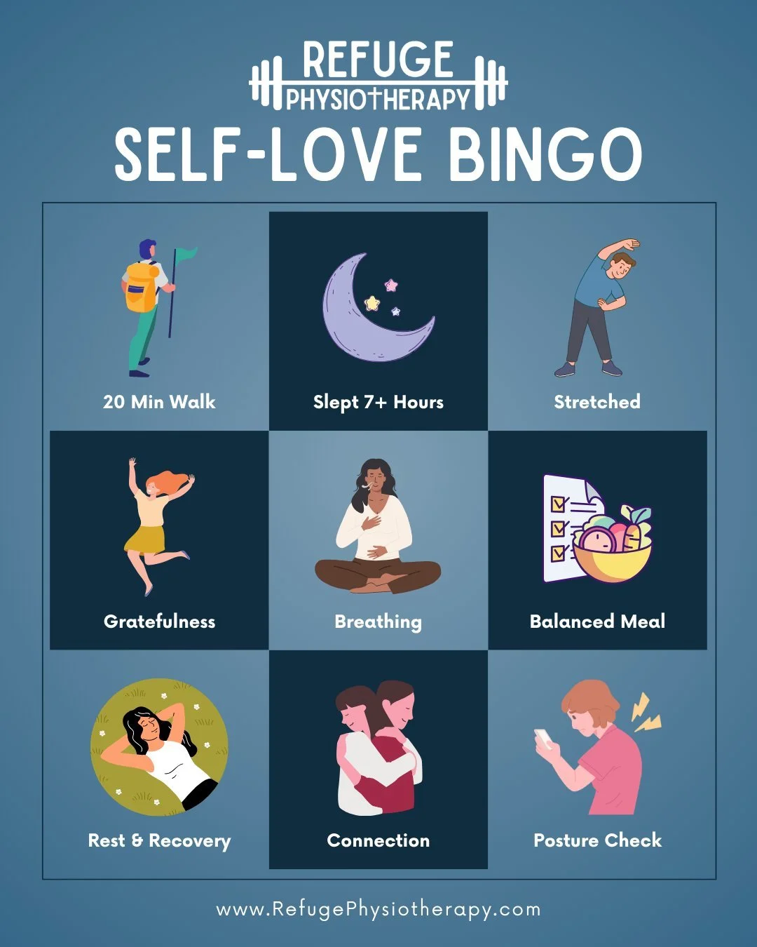 This is your reminder that taking care of yourself isn&rsquo;t "all or nothing".
A short walk, a good meal, better sleep, a few minutes of breathing&hellip; it adds up. 

You don&rsquo;t need perfection. You just need consistency.
Small act