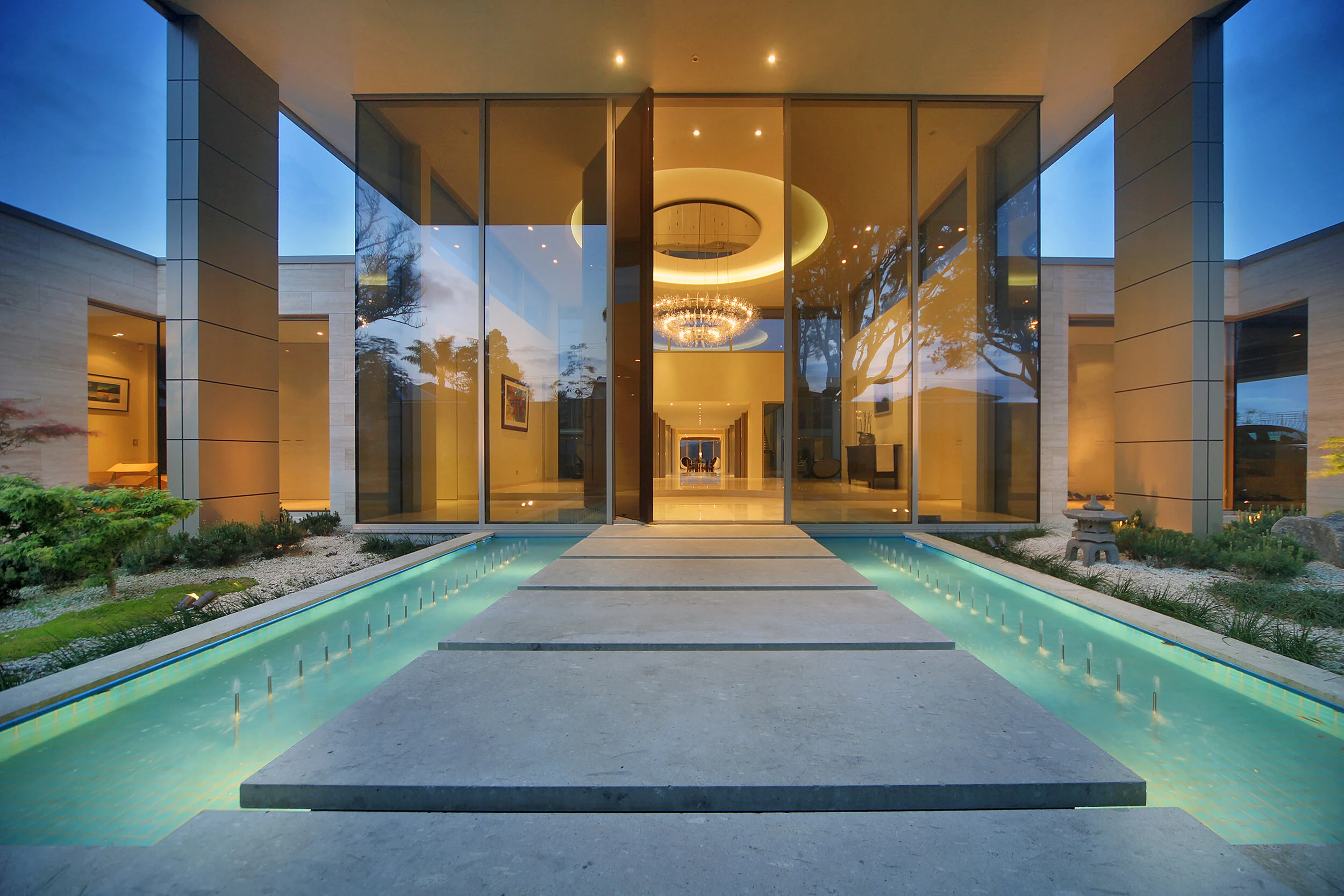 Sang Architects North Shore Grand Entrance