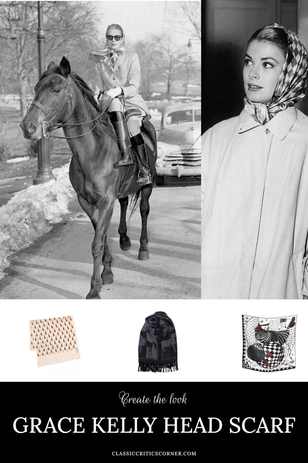 grace kelly head scarf