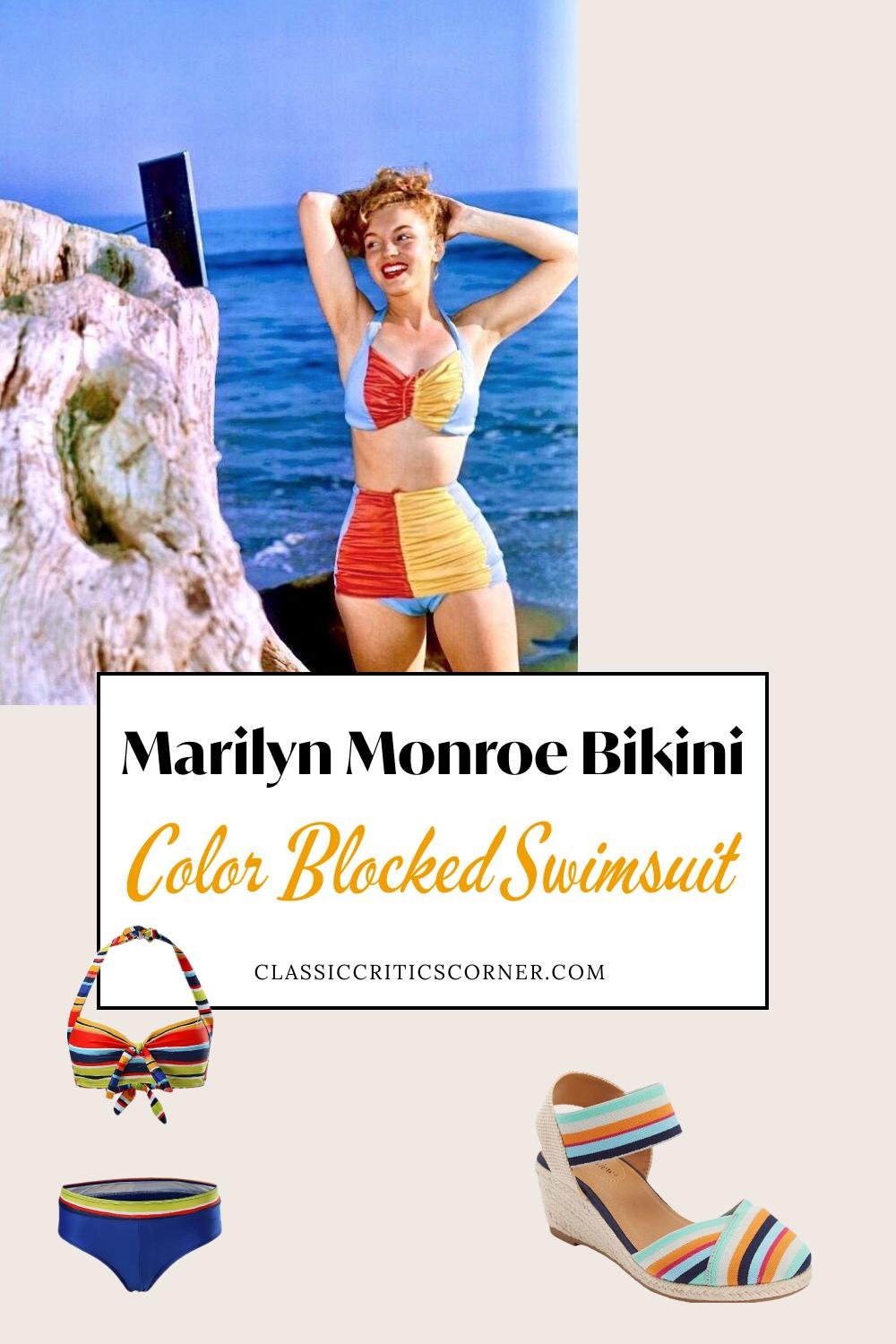 marilyn monroe swimwear