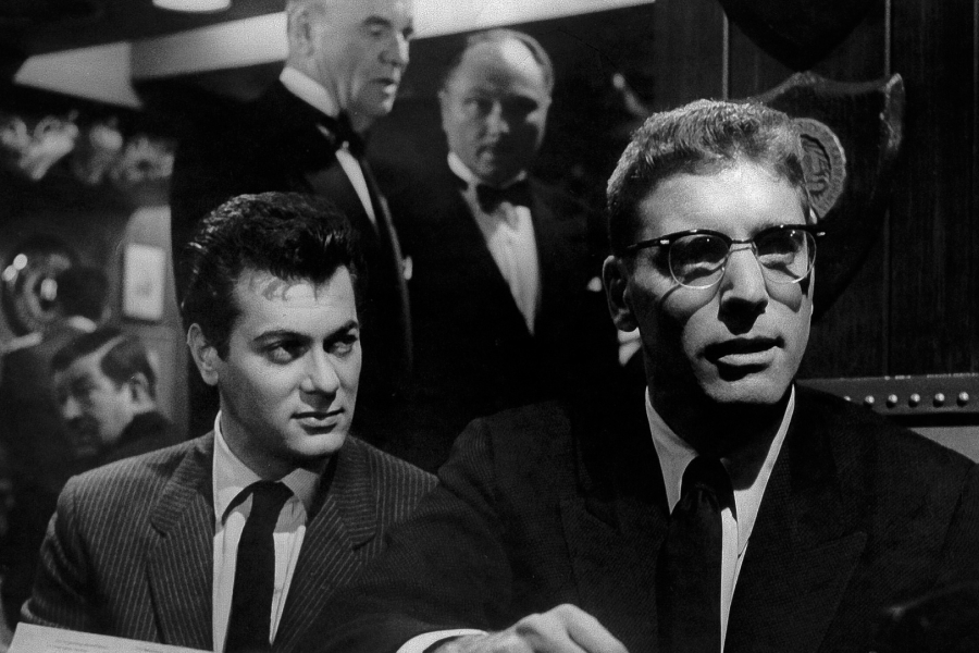 still from the 1950s film noir "sweet smell of success"