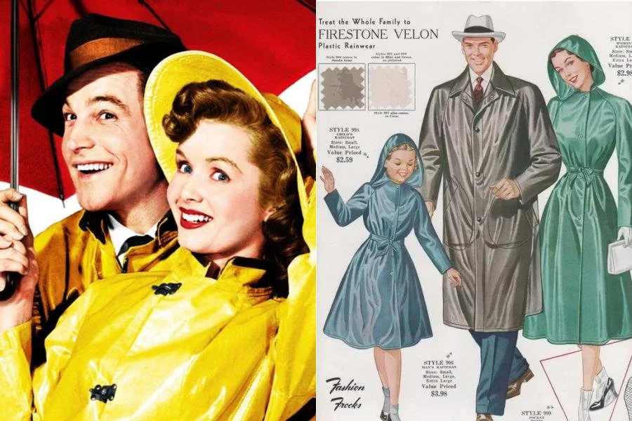 Rain coats 1950s