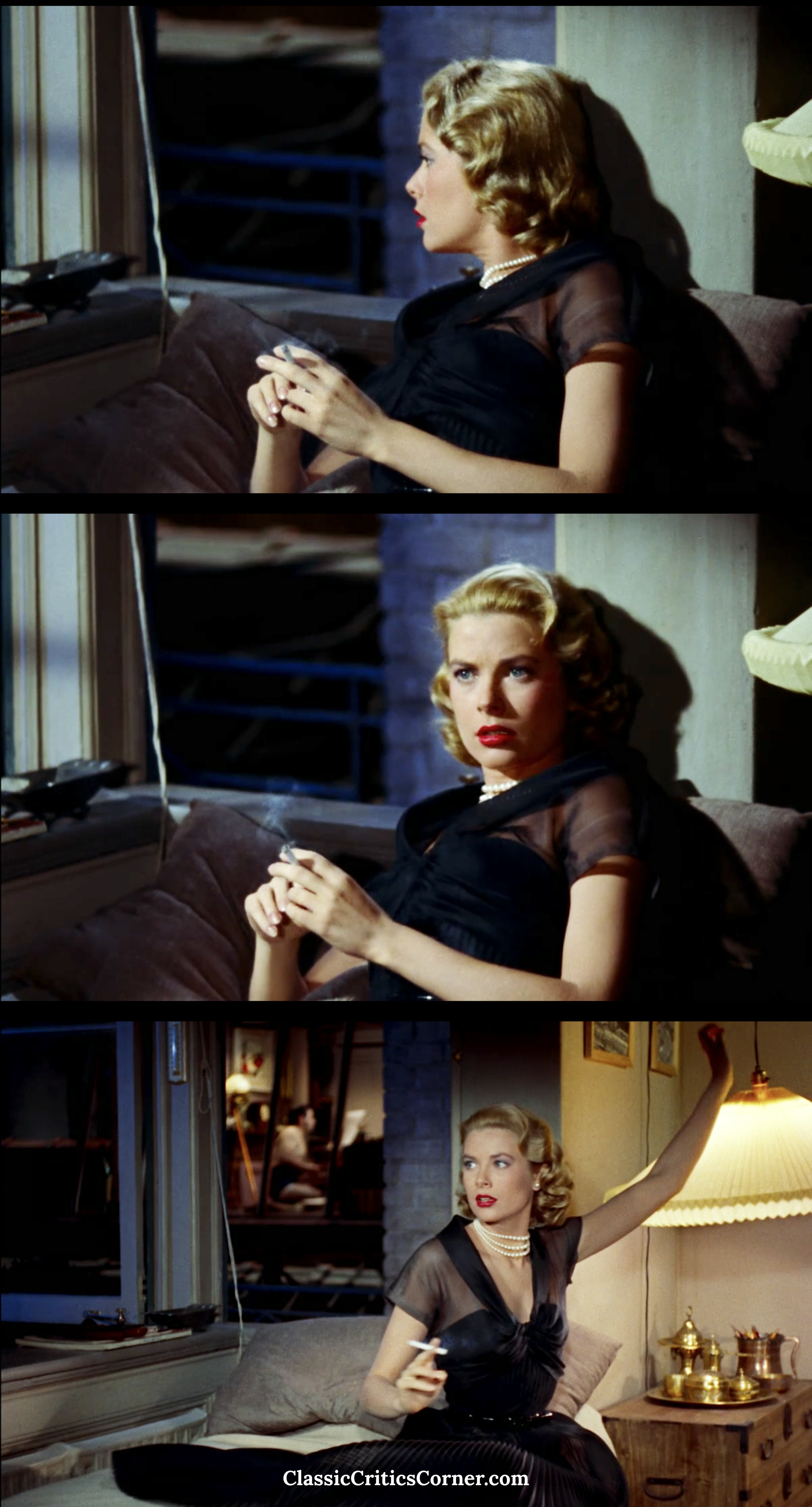 Grace Kelly's 1950s fashion in Rear Window (1954) — Classic Critics Corner  - Vintage Fashion Inspiration including 1940s Fashion, 1950s Fashion and  Old Hollywood Glam icons like Grace Kelly, Audrey Hepburn and Marilyn  Monroe.