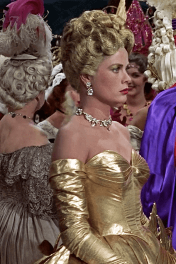 to catch a thief grace kelly gold dress
