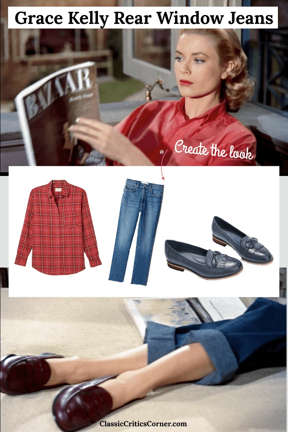3 Insanely Chic Ways to Copy Grace Kelly Rear Window Jeans Outfit — Classic  Critics Corner - Your source for Old Hollywood Glamour, 1940s Fashion &  1950s Fashion
