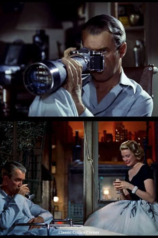 james stewart grace kelly hitchcock film - rear window