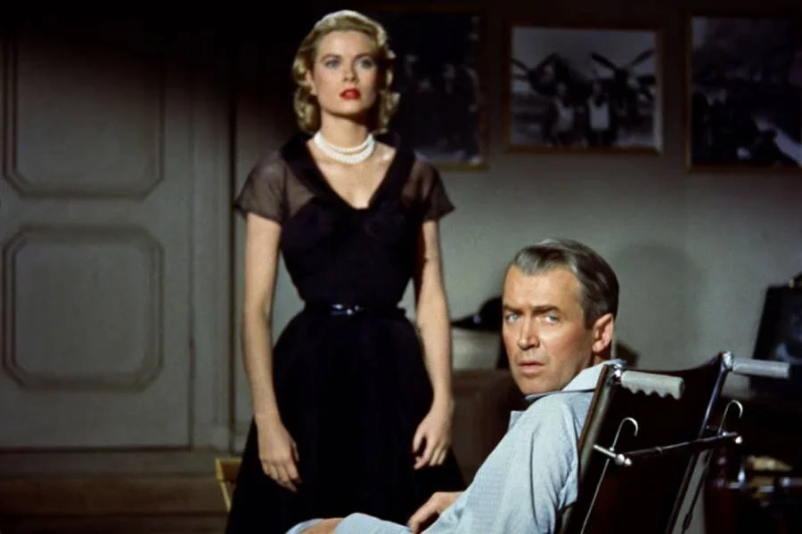 Rear Window Starring James Stewart and Grace Kelly
