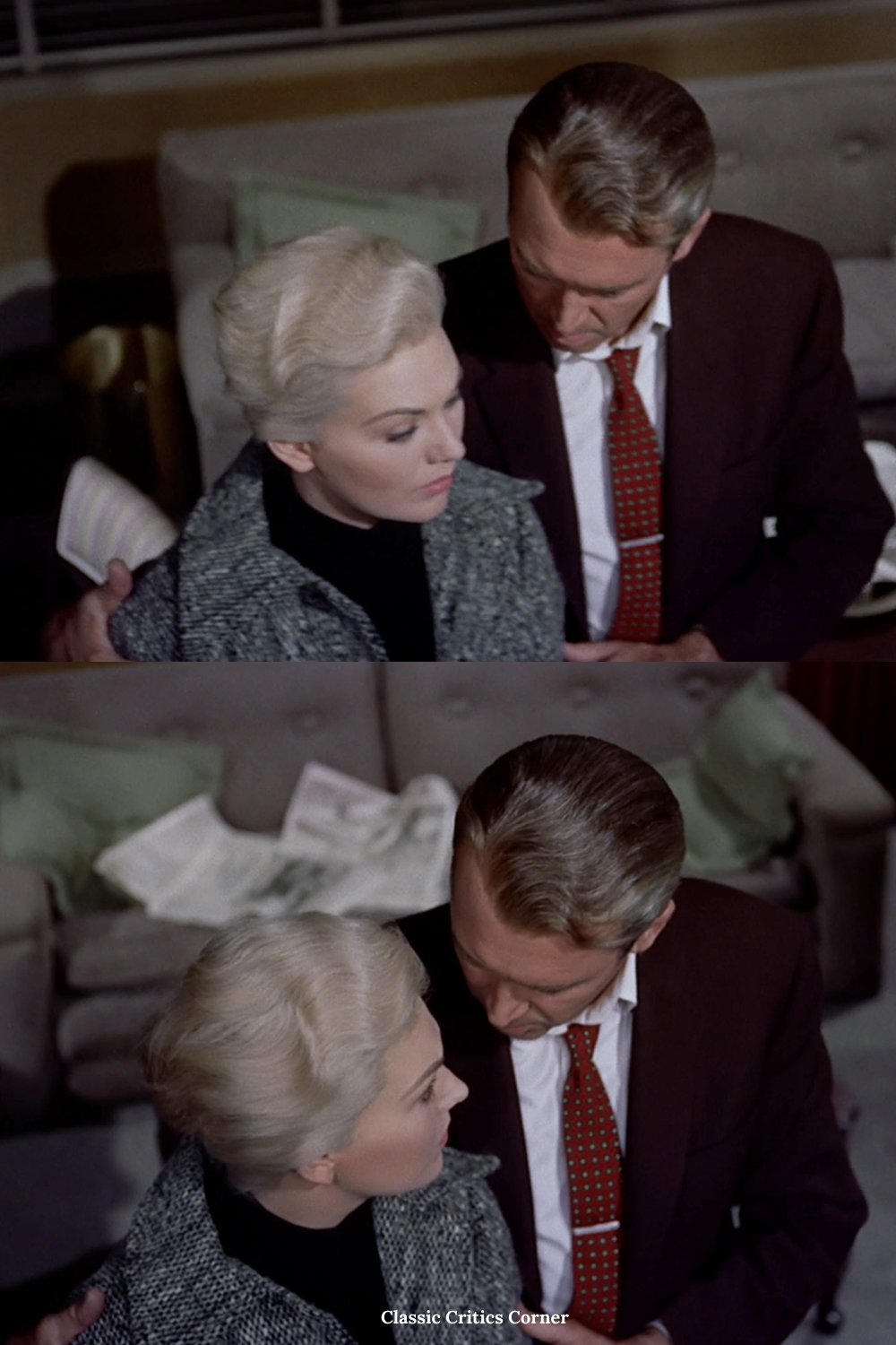 Kim Novak's Wardrobe in Vertigo makes her the Ultimate Hitchcock Blonde -  Classic Critics Corner, image size:1000x1500