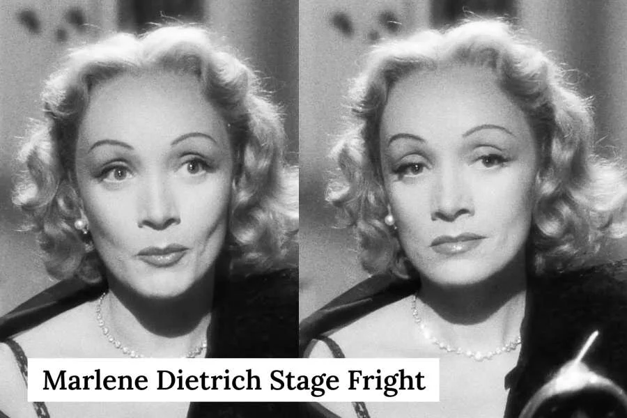 marlene dietrich stage fright