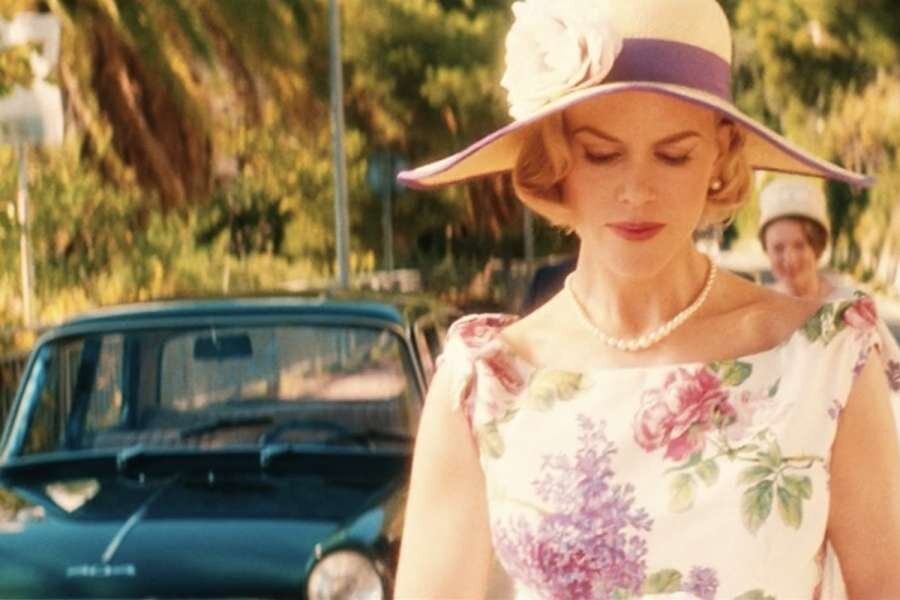 nicole kidman as grace kelly 1950s fashion
