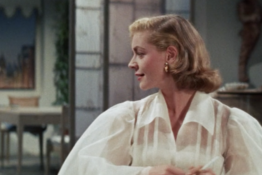 lauren bacall style dress