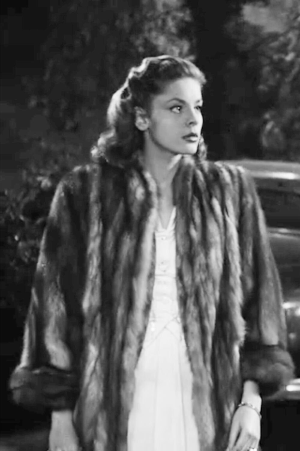 the big sleep lauren bacall fur coat