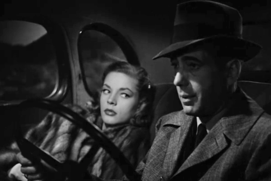 lauren bacall style in the big sleep 1946