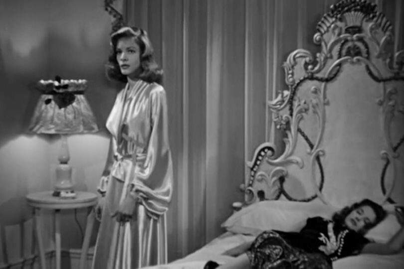 old hollywood glamour style dressing robe lauren bacall