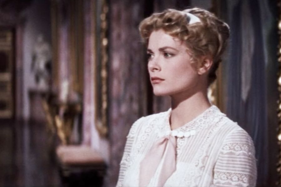 grace kelly fashion in the swan movie