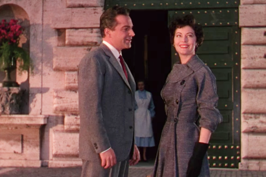 ava gardner style coat in the barefoot contessa