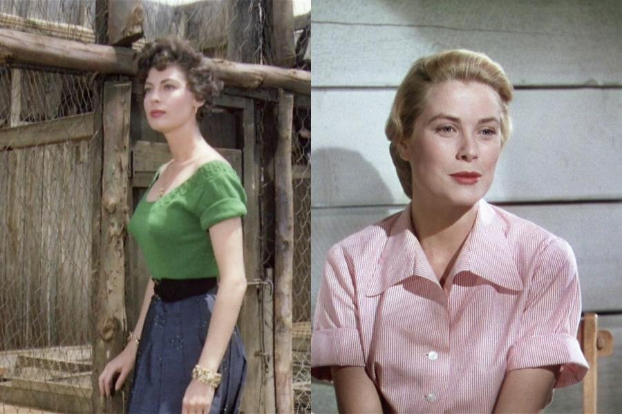 Mogambo 1953 - Recap and 1950s Fashion worn by Grace Kelly and Ava Gardner