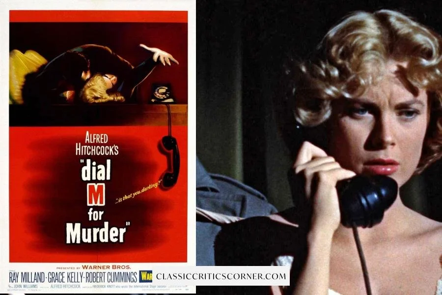 Images from Alfred Hitchcocks movie "Dial M for Murder"