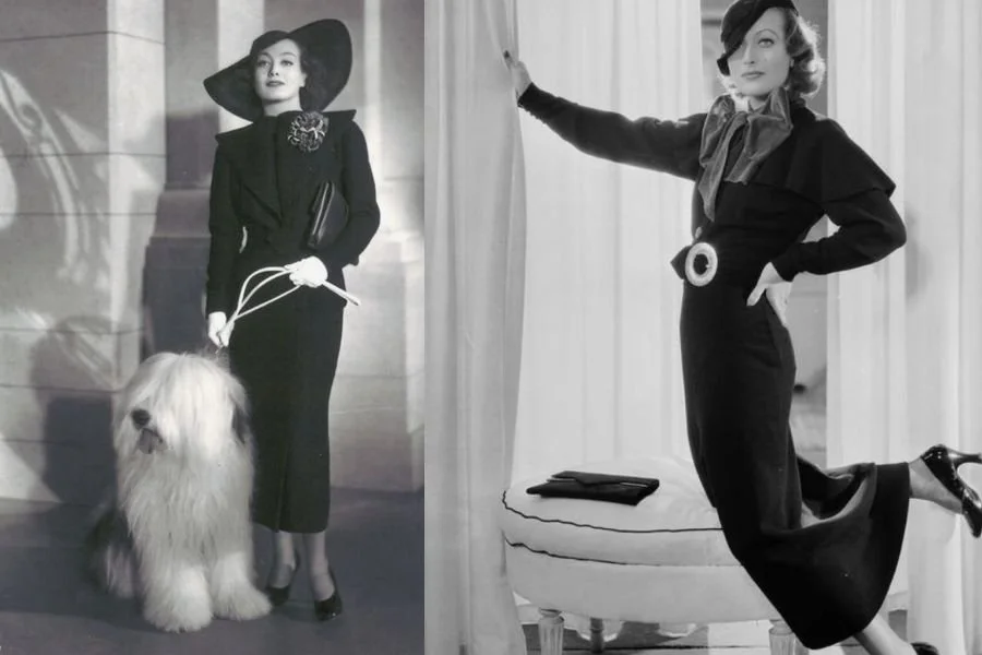 Images of Joan Crawford in the 1930s