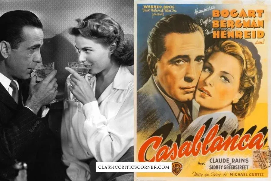 images from 1940s movie "casablanca"