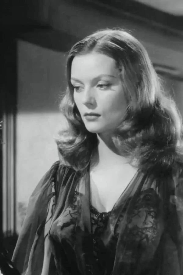 images of Hazel Brooks wearing a 1940s negligee in the film noir Sleep My Love