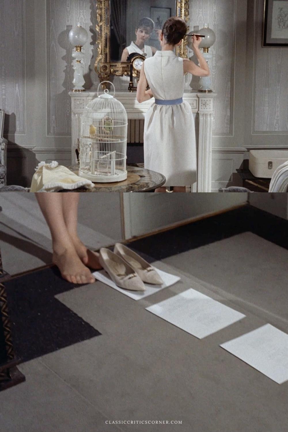 audrey heburn dressed in vintage fashion