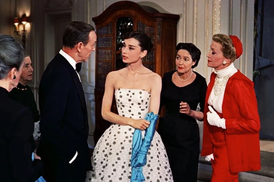 Audrey Hepburn wearing a Givenchy gown in Funny Face