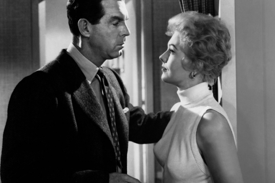 still from the 1950s film noir "pushover"