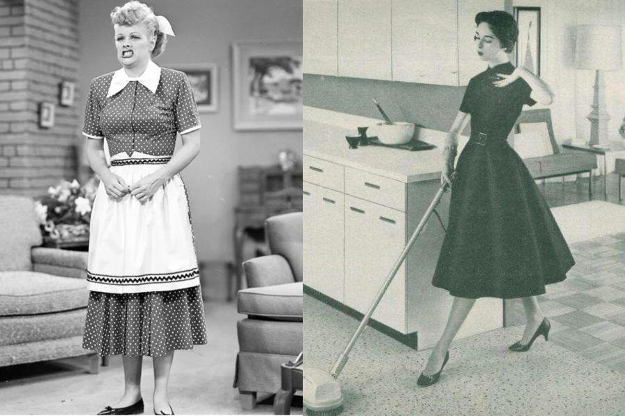 Women's 50s Fashion: Vintage 1950s Housewife Dresses — Classic