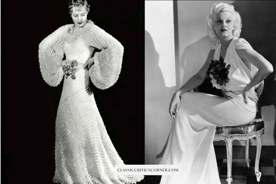 images of women wearing 1930s evening dresses