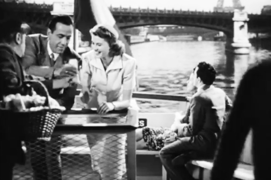 ingrid bergman wears a 1940s style suit in casablanca