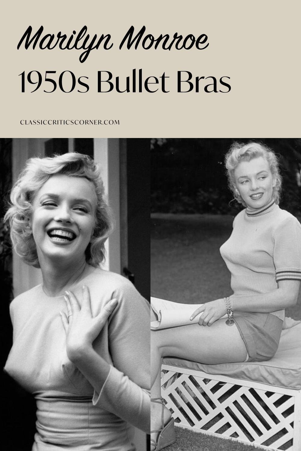 The history of the bullet bra 👙 #bulletbra #1950s #fashionhistory #br