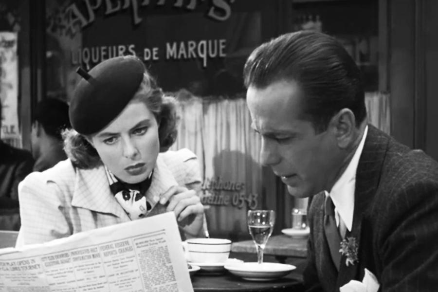 ingrid bergman fashion hat in casablanca