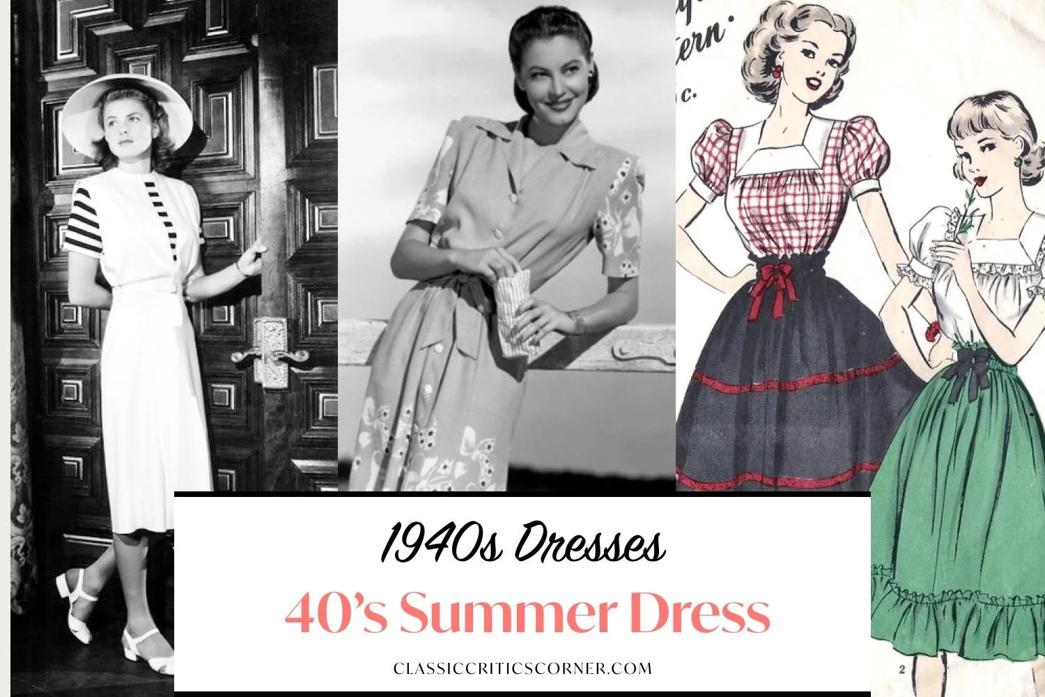 1940s summer dress