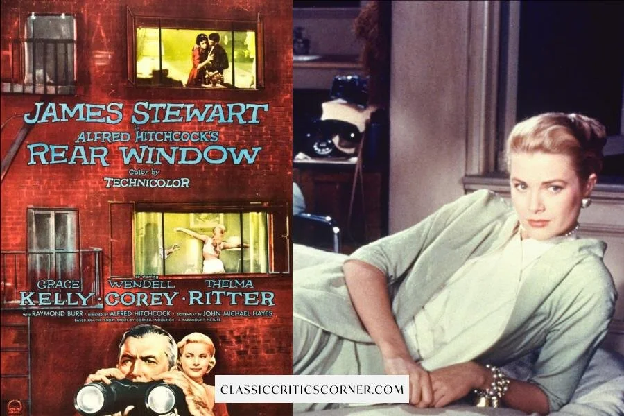 Images from Alfred Hitchcocks movie "Rear Window"