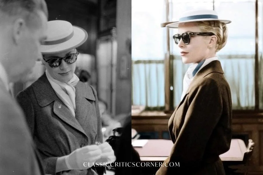 Images of Grace Kelly wearing retro sunglasses