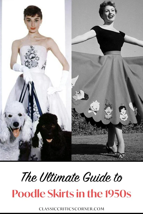 Poodle skirts in the 1950s