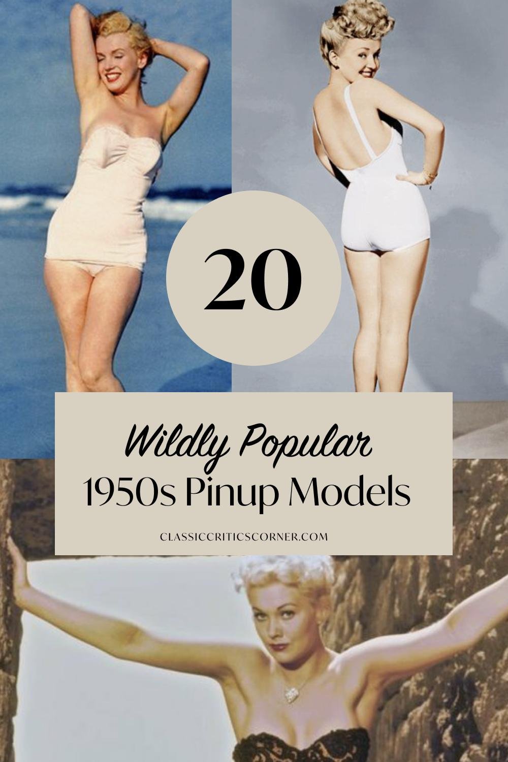 20 Wildly Popular 1950s Pin Up Models — Classic Critics Corner