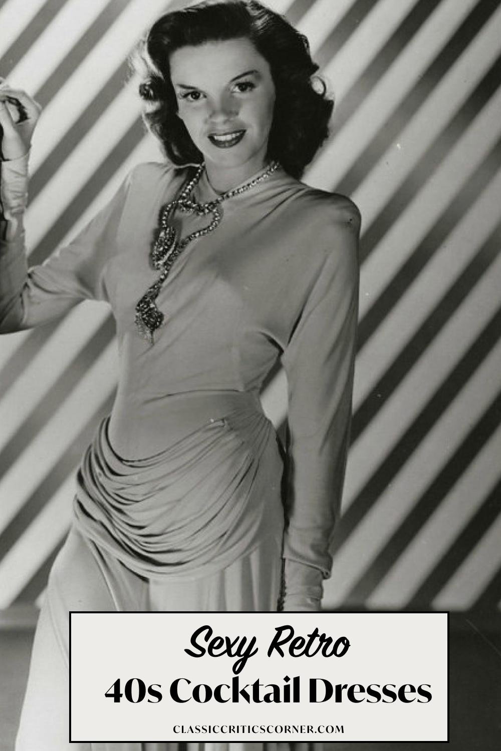 1940s cocktail dress