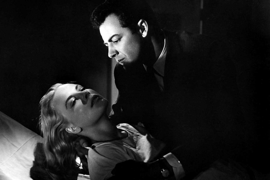 still from the 1950s film noir "the big combo"