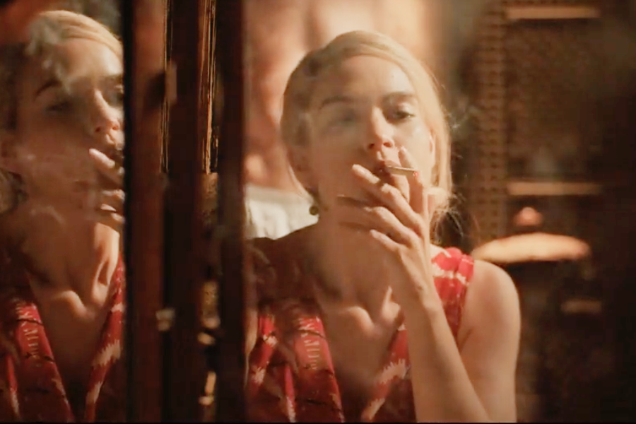 image of Lily James in Rebecca