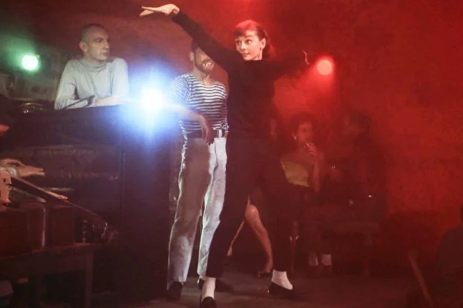 audrey hepburn funny face black outfit