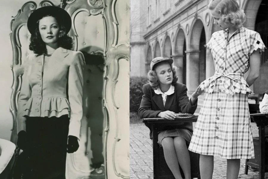 feminine style peplum dresses