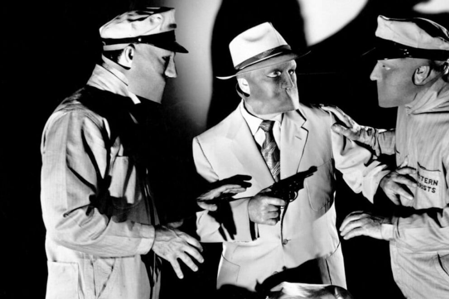 still from the 1950s film noir "kansas city confidential"