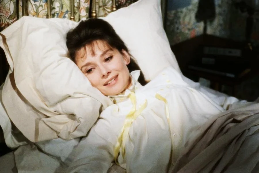 my fair lady audrey hepburn nightgown