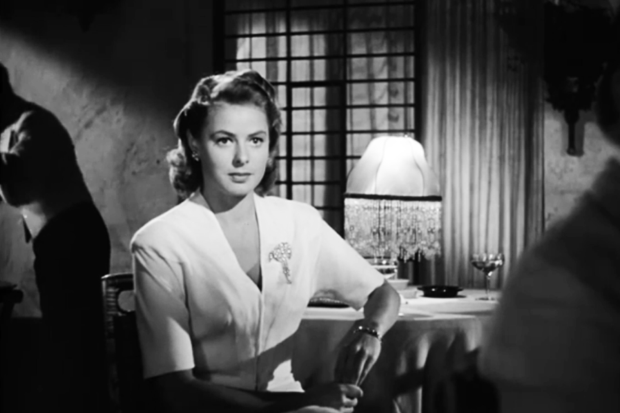 Ingrid bergman 1940s fashion in casablanca