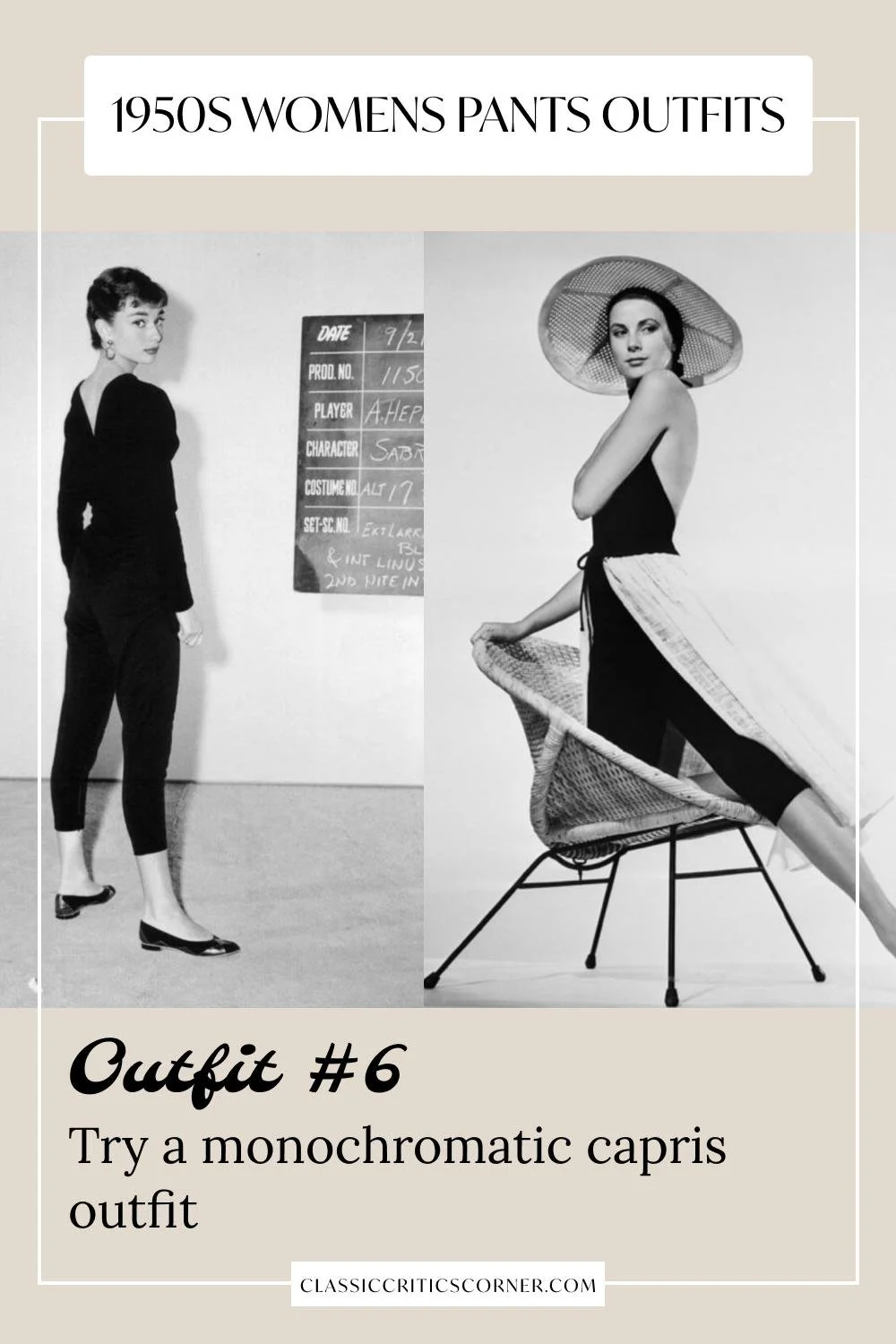 Cigarette 1950s Women's Pants Outfits Outfits Cigarette Pants 50s 1950  Pants Fashion Shop