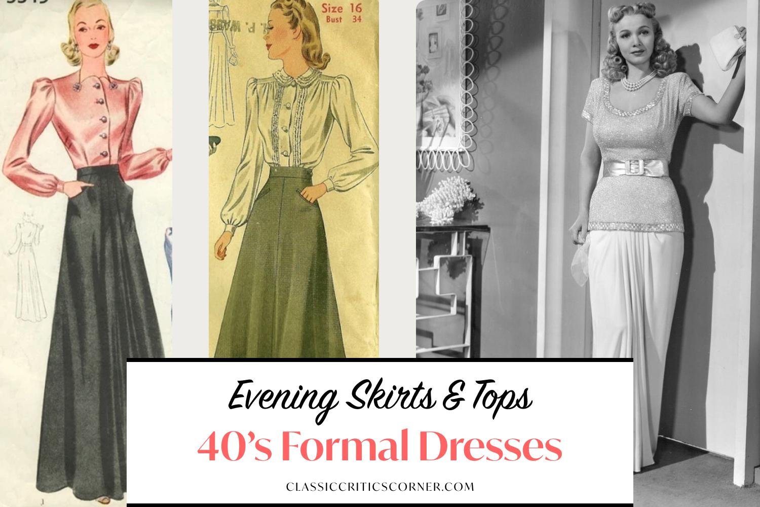 Vintage Sewing Pattern 1950s 1940s Evening Ball Gown Cocktail Draped Pleats  Bust 34 B34 Reproduction - Etsy
