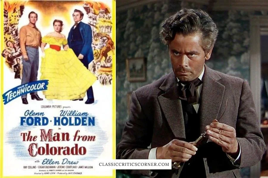 images from the 1940s western "the man from colorado"